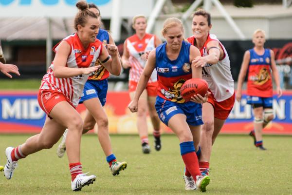 Women’s Football Centring Discussions in TIO NTFL build up